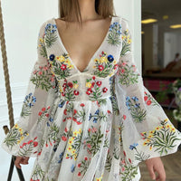 LILIA EMBROIDERY DRESS
