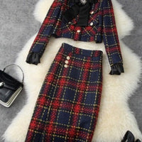 GABRIELLA TWEED JACKET & SKIRT SET