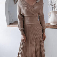 VIOLETTA KNIT OFF-SHOULDERS SET