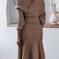 VIOLETTA KNIT OFF-SHOULDERS SET