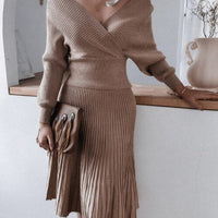 VIOLETTA KNIT OFF-SHOULDERS SET