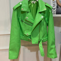 KEINA BIKER LEATHER JACKET