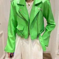 KEINA BIKER LEATHER JACKET