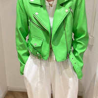 KEINA BIKER LEATHER JACKET