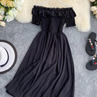 NINNO OFF-SHOULDER DRESS