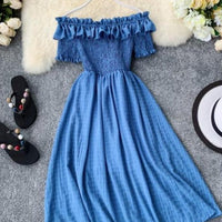 NINNO OFF-SHOULDER DRESS