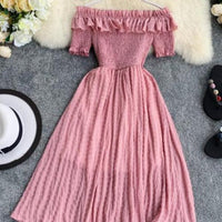 NINNO OFF-SHOULDER DRESS