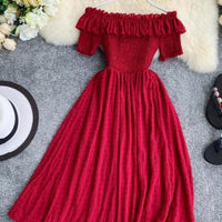 NINNO OFF-SHOULDER DRESS