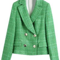 ANABEL TWEED BLAZER & SHORTS