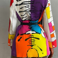 LORA ABSTRACT BLAZER