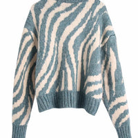 ADEL ZEBRA SWEATER