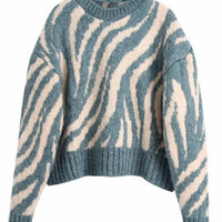 ADEL ZEBRA SWEATER