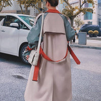 LANNA COLORBLOCK TRENCH COAT