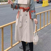 LANNA COLORBLOCK TRENCH COAT