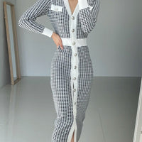 SAMANTHA V-NECK DRESS