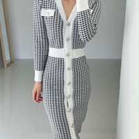 SAMANTHA V-NECK DRESS