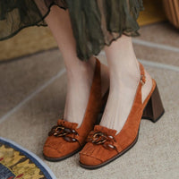 AMELIA SUEDE HEELS