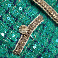 POLLY TWEED SEQUINS BLAZER & SKIRT