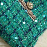 POLLY TWEED SEQUINS BLAZER & SKIRT