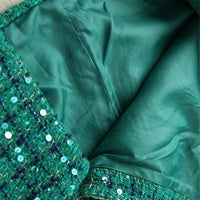 POLLY TWEED SEQUINS BLAZER & SKIRT