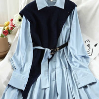 ELVIRA KNIT VEST DRESS