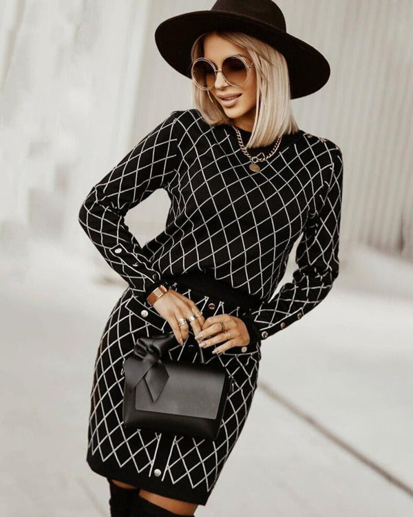 TINNA PLAID 2 PIECES SET