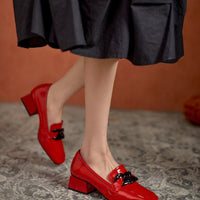 SUSANNE LEATHER SHOES