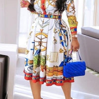 ROSY AFRICAN  DRESS /plus size