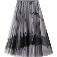 NANCY PLEATED CHIFFON SKIRT