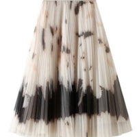 NANCY PLEATED CHIFFON SKIRT
