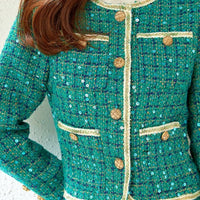 POLLY TWEED SEQUINS BLAZER & SKIRT