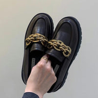 ELINA METAL CHAIN LOAFERS