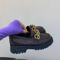 ELINA METAL CHAIN LOAFERS