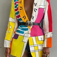 LORA ABSTRACT BLAZER