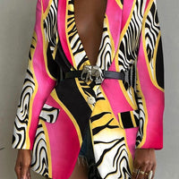 LORA ABSTRACT BLAZER