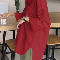 CHERYL ASYMMETRICAL SHIRT