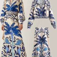 MIA BLOUSE & LONG SKIRT SET