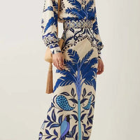 MIA BLOUSE & LONG SKIRT SET