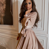 ALEXA SATIN DRESS