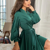 ALEXA SATIN DRESS