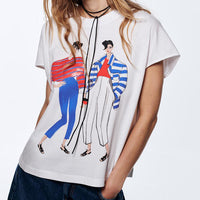 NICOLE PRINTED T-SHIRT