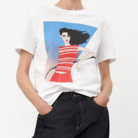 NICOLE PRINTED T-SHIRT