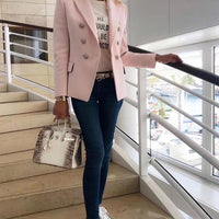 NASTASIA BABY PINK BLAZER