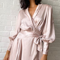 JULIETTE SILK WRAP DRESS