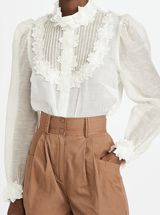 FLEUR EMBROIDERY BLOUSE limited edition