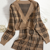 Wendy knitted two-piece suit