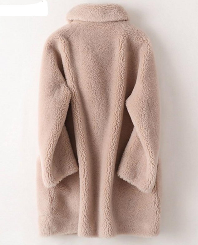 Angela Australian Wool Coat&Real Fur