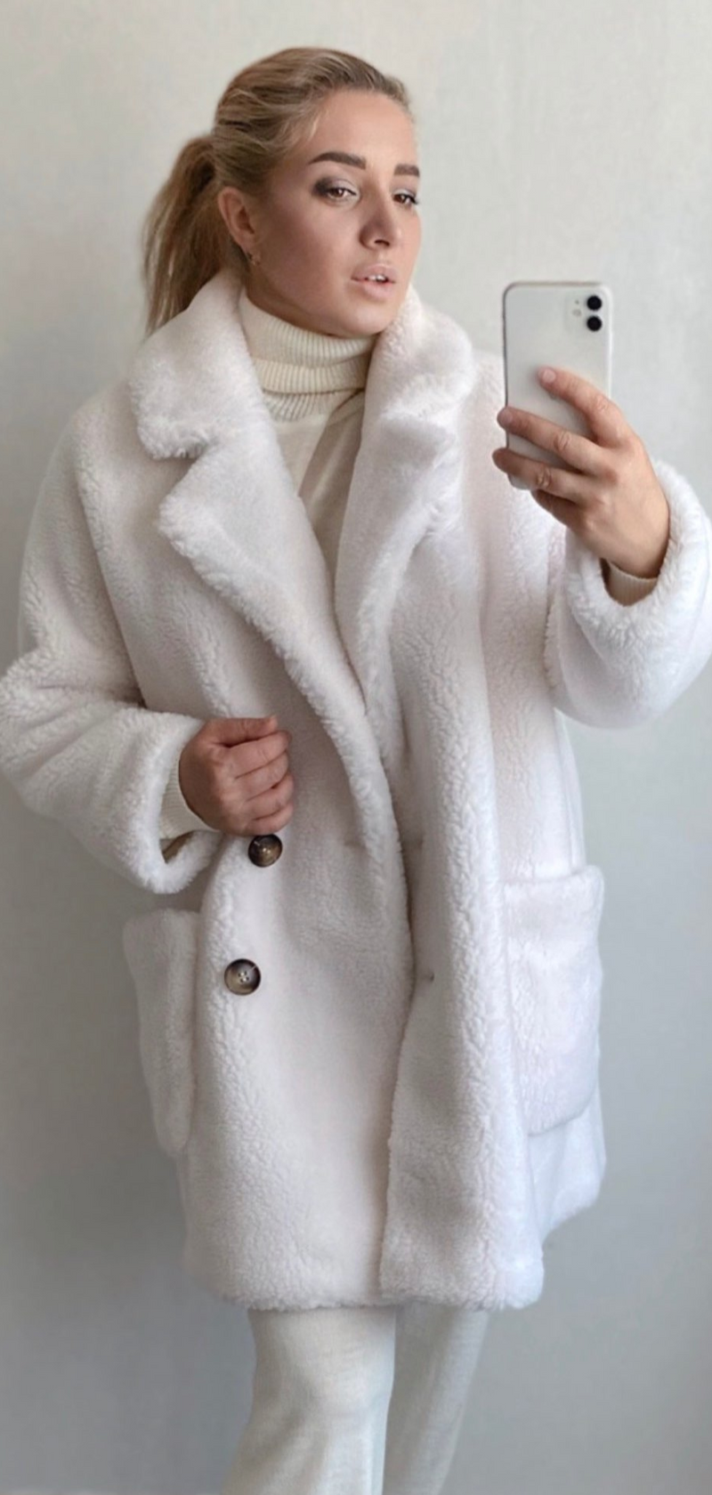 Angela Australian Wool Coat&Real Fur