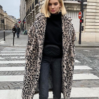 Leopard Eco Fur Bear Overcoat