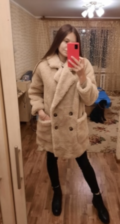 Angela Australian Wool Coat&Real Fur